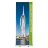 80x200cm Aluminium Luxury Tear Drop Retractable Roll Up Banner Display Stand