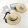 Wholesale straw hat handmade panama women summer Raffia Big Hat