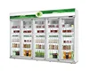 Advertising cooler display showcase with storage refrigeration equipment for energy drink