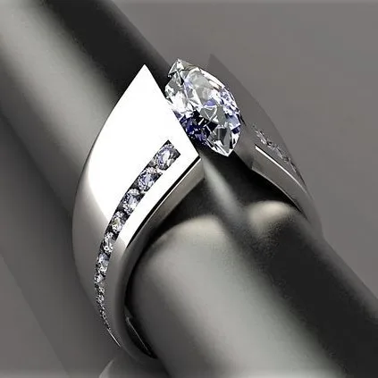 

Unique Style Female Zircon Stone Ring Luxury 925 Silver Color Engagement Ring Vintage Wedding Rings For Women
