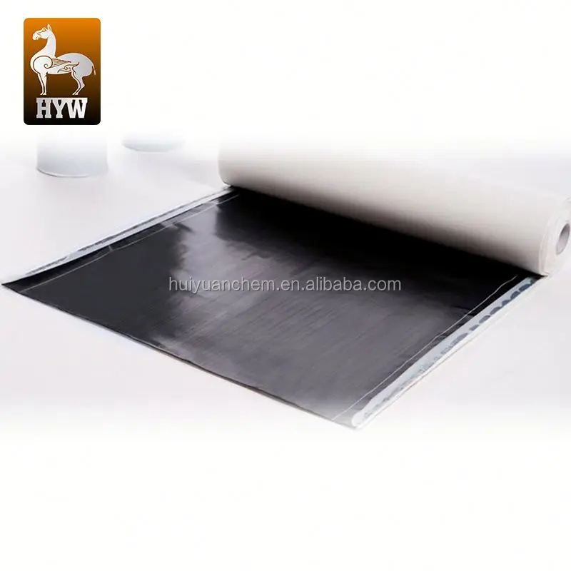 
high polymer building material self adhesive bitumen waterproofing membrane 