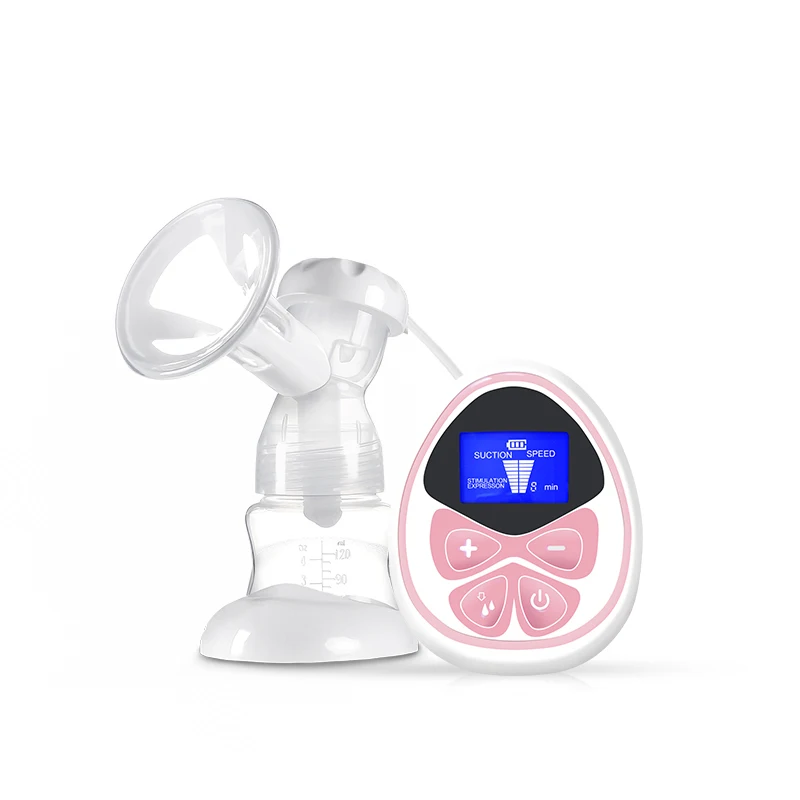

Natural 3D Cost-Effective High Efficiency 100% New Design Baby Feeding Device Ce Approved Super Electric Breast Pump, Pink