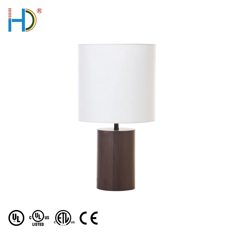 Modern high quality table lamp Walnut Wood home decorative table lamp