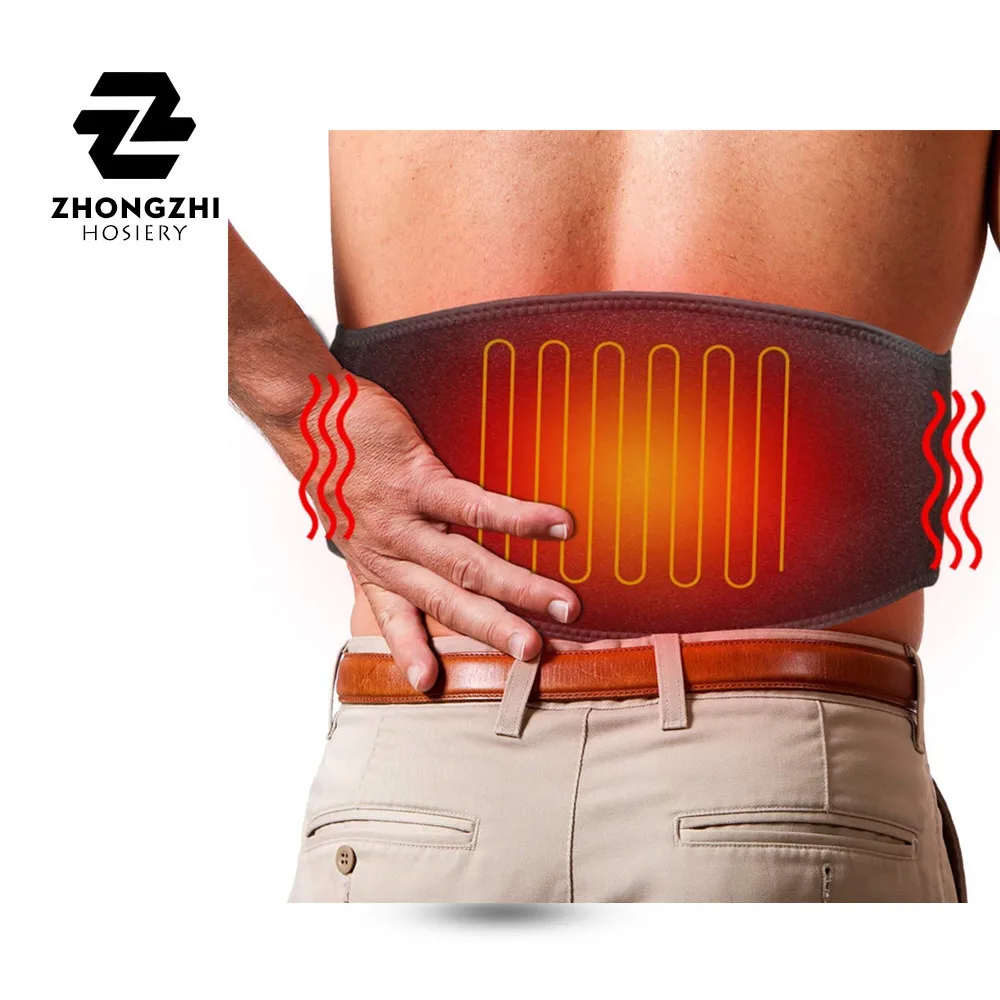 

Heating Waist Belt Wrap Lower Back Heat Therapy Pad 7.4V Rechargeable Battery for Pain Relief of Abdominal Stomach Lumbar, Client's