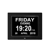8 inch Memory Loss Alzheimer Large Display Dementia Alarm Clock Digital Calendar Day Clock