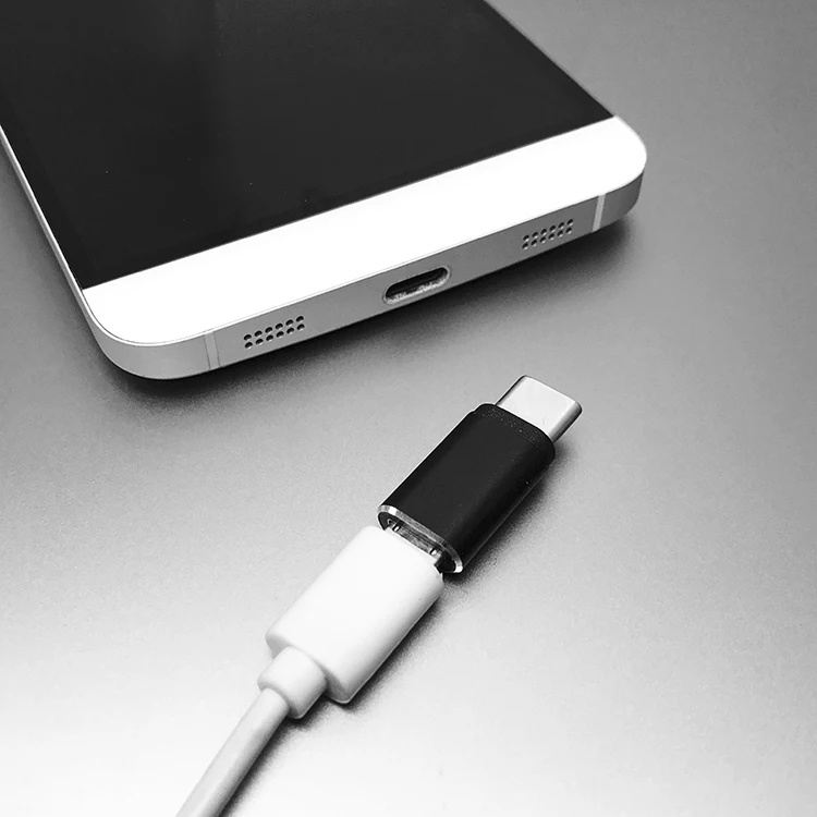 wholesale Metal Type C male to Micro USB 2.0 Female adapter for Laptop and mobile phone
