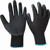 Foam palm coated terry winter working gloves
