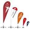 OEM rainbow sale red white blue real estate feather flag