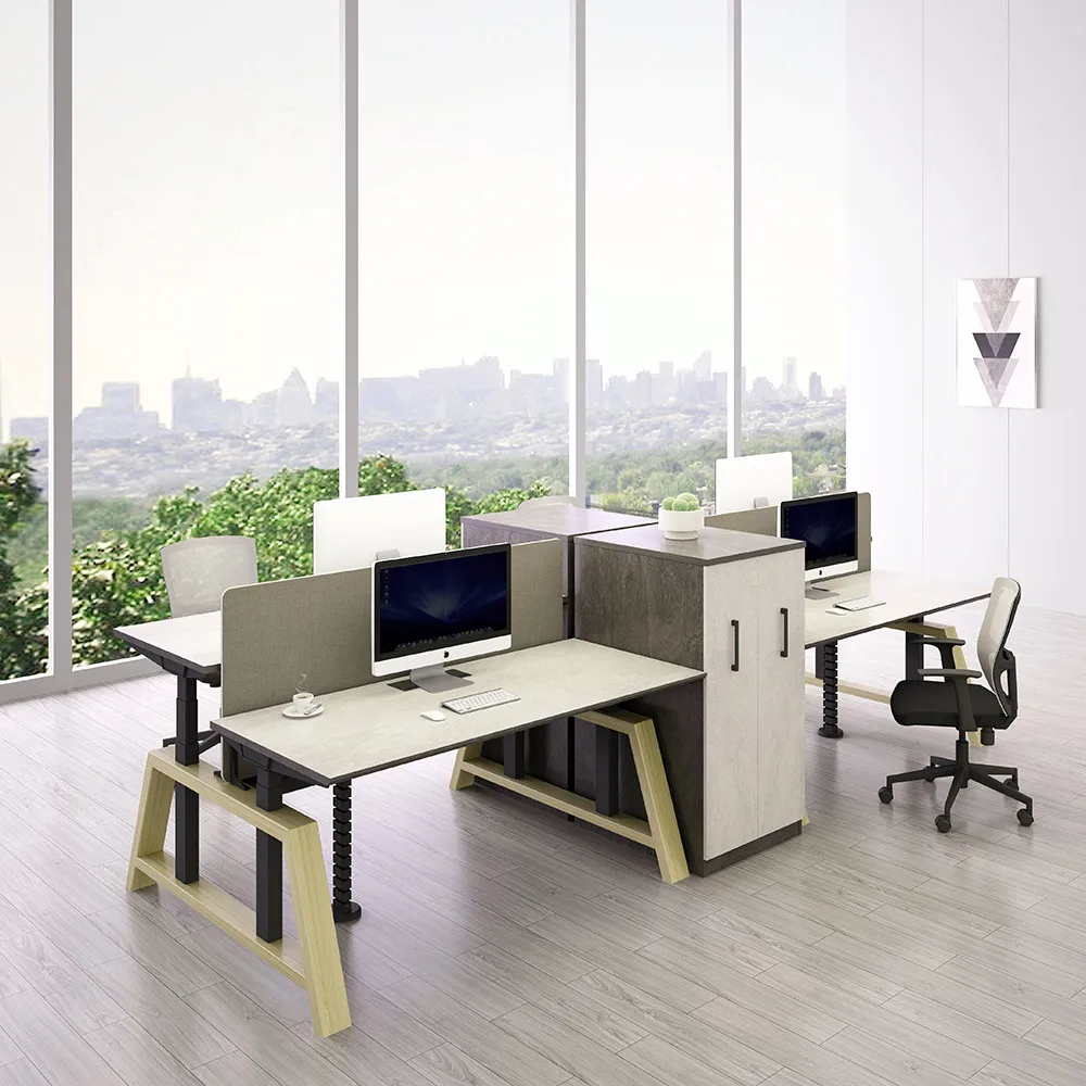 Call Center Work Station Combination Office Desk System Cubicle