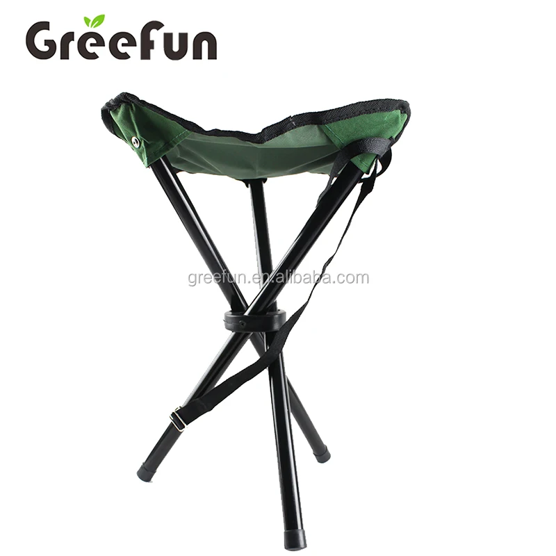 Camp Outdoor Folding Beach Chair Camping Folding Tripod Stool Portable