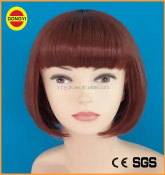 Red Bang Curly Barbie Doll Wig Short Wig Buy Barbie Doll Wig Short Brown Curly Wigs Women Short Curly Wig Product On Alibaba Com