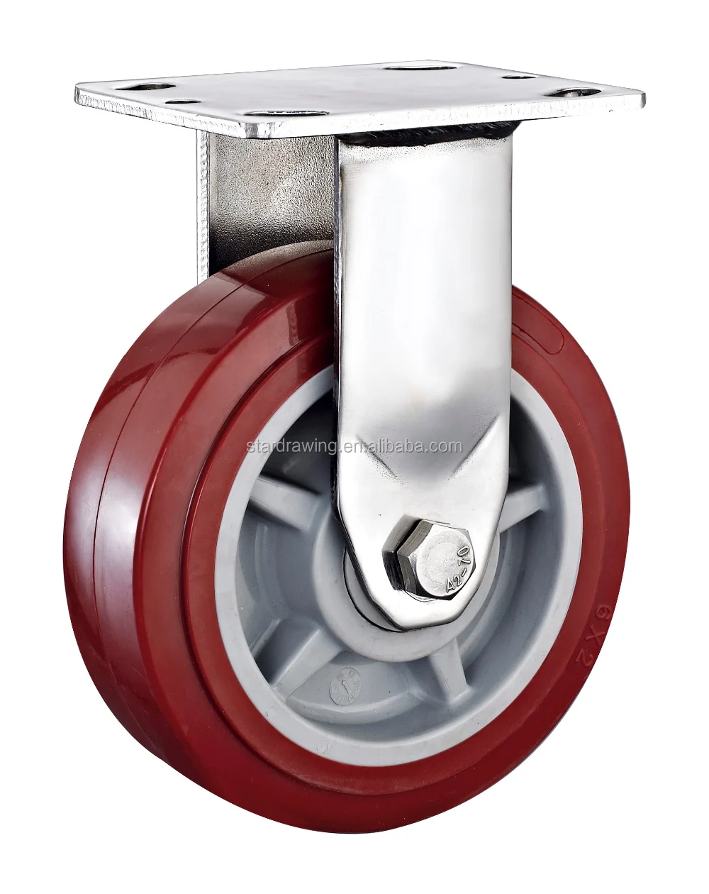 Ssxw 304 Stainless Steel Castor Wheels Pu 6203 Ball Bearing Buy Stainless Steel Castor