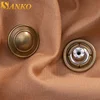 sanko retro design dome engrave cloth stud jeans button metal