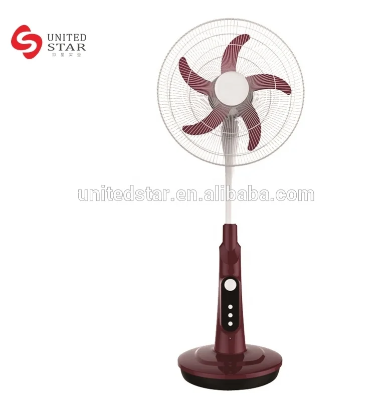 
Amazon Dubai Standing 18 Inch Price 12v Battery Rechargeable Fan 