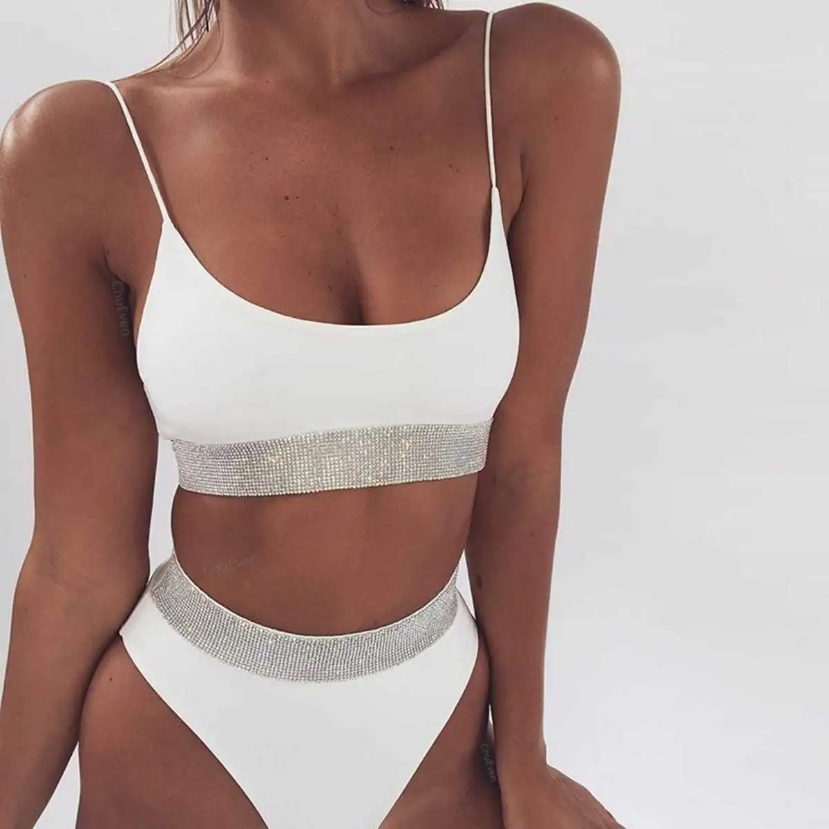 crop top bikini set