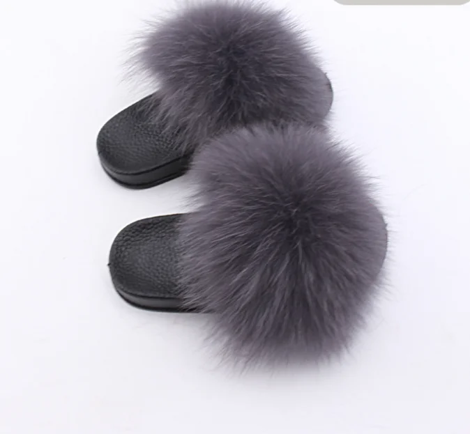 furry flip flop slippers