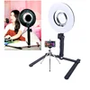 Amazon 8-Inch 5500K Desktop Beauty Make Up Led Mirror Makeup Ring Light, Led Selfie Ring Light With Stand Mirror For Makeup