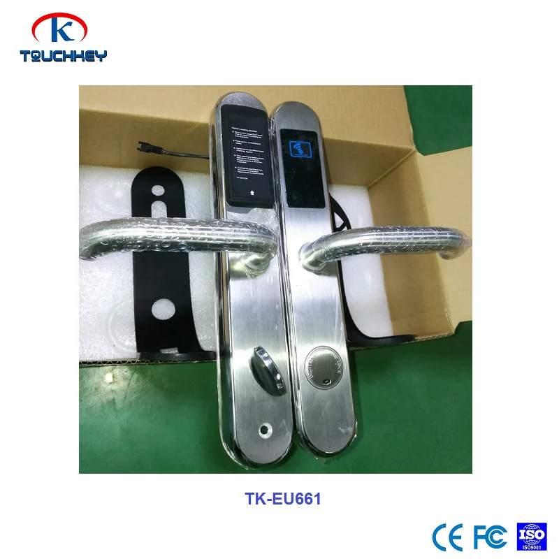 European Standard Classic Electronic Key Fob Door Lock For Hotels