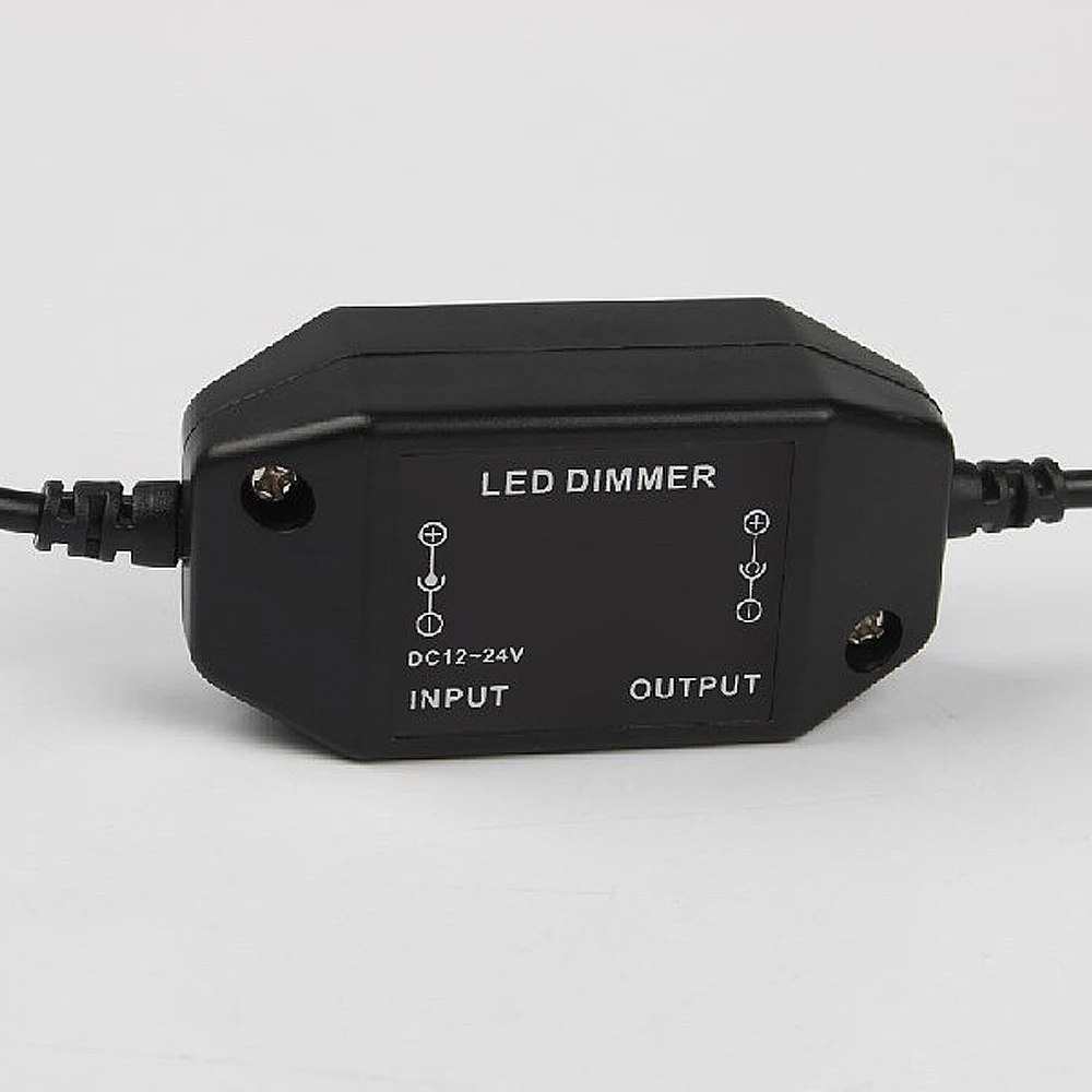 factory price led Single Channel Inline 12V 2A PWM mini led dimmer controller for single colour LED Light Strip Lamp