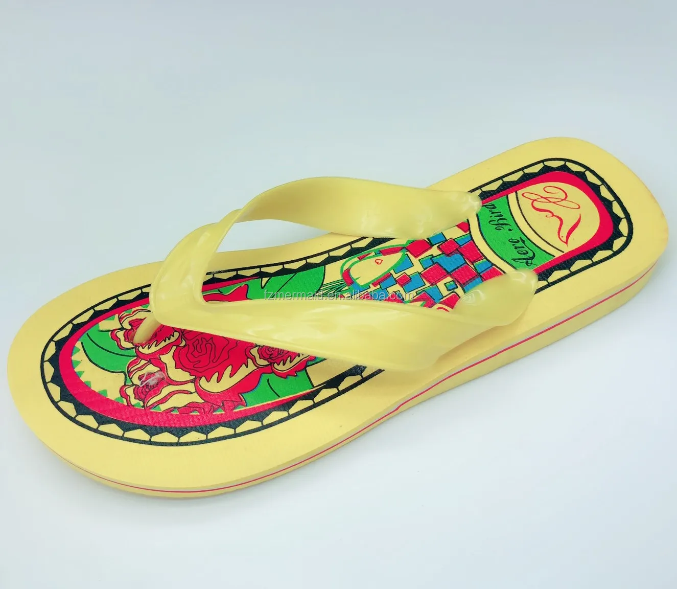 Africa Hot Sales Fuzhou Factory Wholesales PE Outdoor Fashion High Quality Plastic Slipper Naked Slipper Footwearbmen Shoes