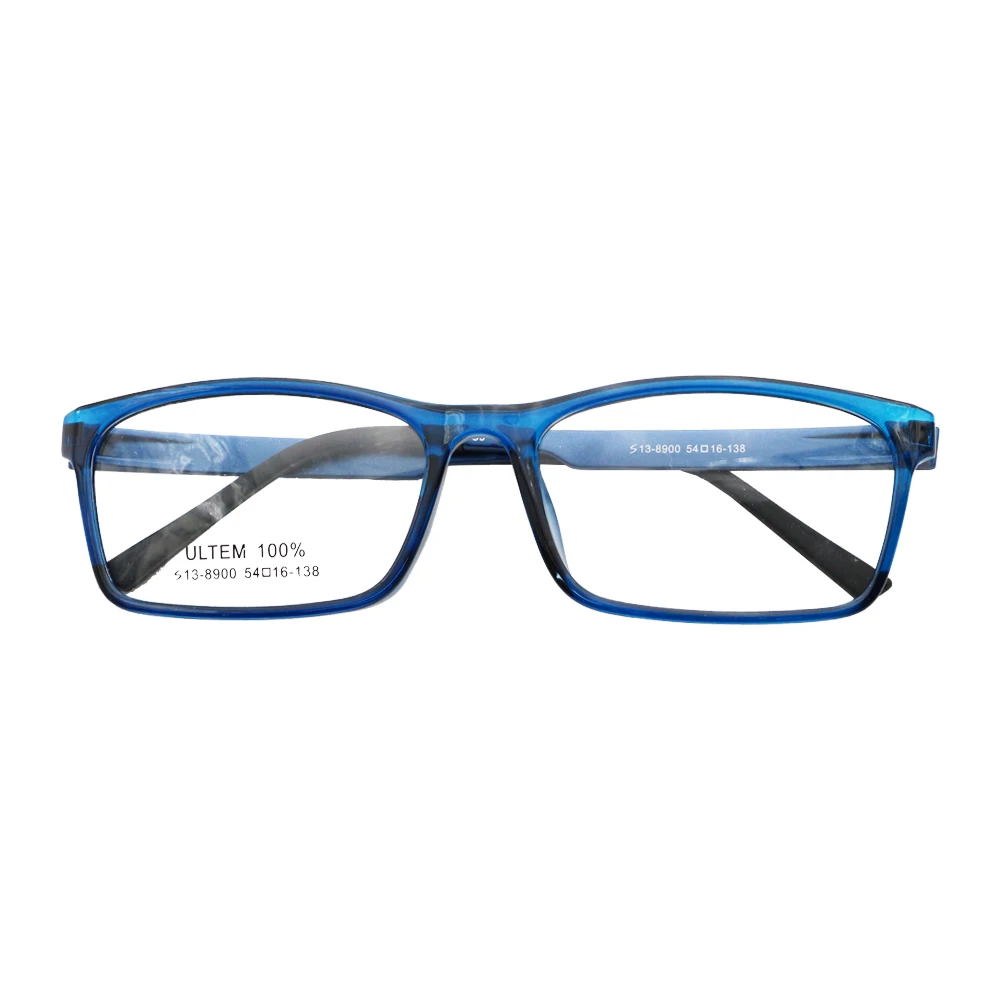 

High Quality OEM Super Light kacamata pria ULTEM Optical Eyeglasses Frames for Men Women, 6 colors