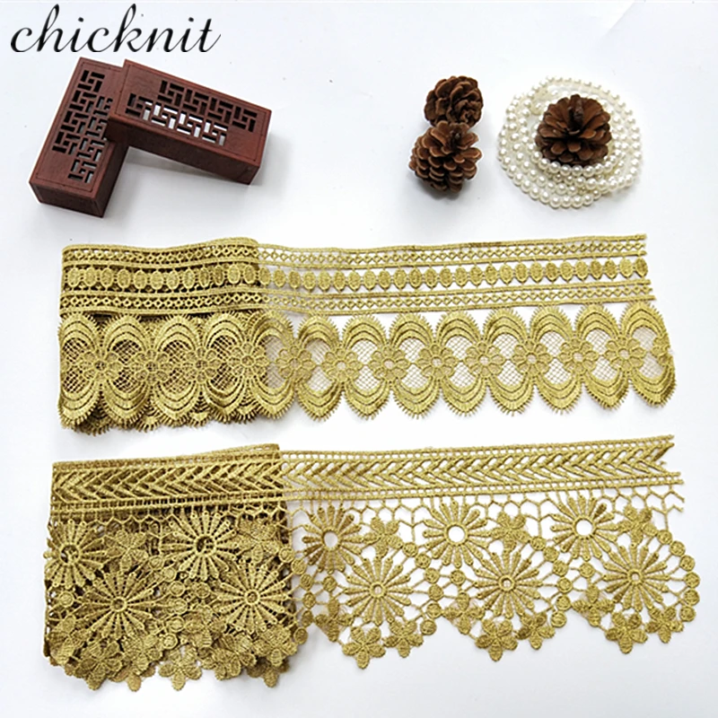 

gold fashion garment trim liturgical lace trim, Gold silver or customized