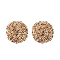 

Wholesale Vintage Statement Metal Alloy Round Stud Earring Finding For Women