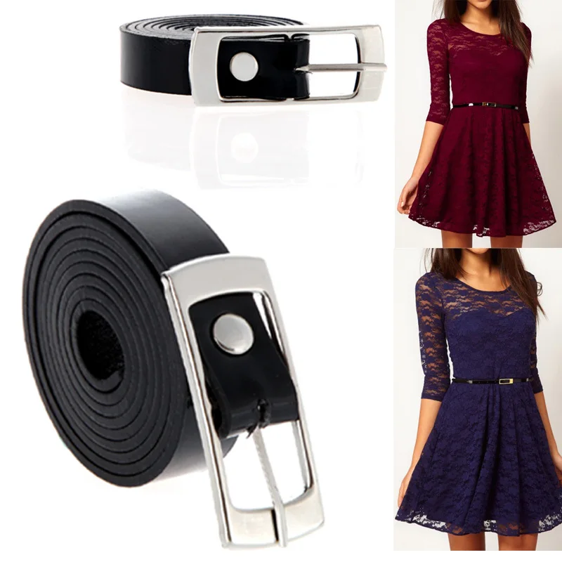 black dress belt womens