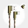 Appacs wholesale Official Nylon Braid Cable for Type C Wholesale Fast Data Charger 90 Degree Right Angle Type C USB C Cable