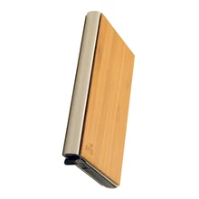 2018 новый дизайн алюминиевый бизнес-кошелек с бамбуком