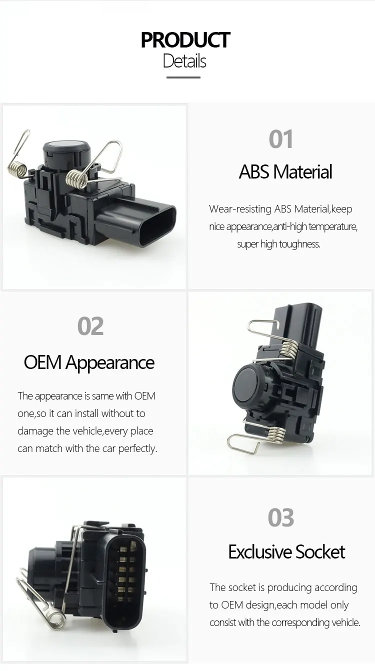Hot Selling Pdc Auto Sensor Parking System Car Laser Stick On Parking