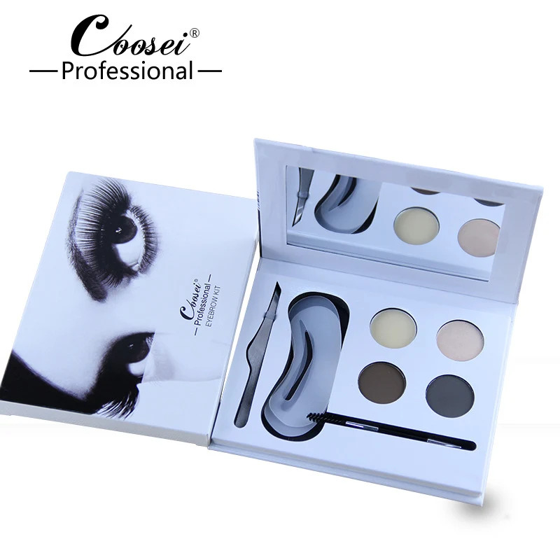 

Eyebrow shaping kit with stencil/eyebrow kit with beautiful case