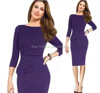 

Fashion Pencil Dress Women Work Slim Knee-Length Dress office dress