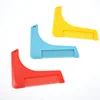 Hot Selling Plastic Private Label L shape black beard shaping comb