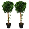 Artificial ball tree outdoor green plants wholesale for restaurant decoration