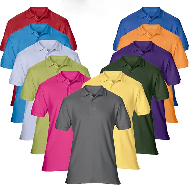 

polo t shirt latest design mens moisture wicking polo T shirt, Black;dark blue;gray;green;light blue;orange;red;white;yellow