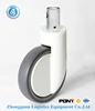 zogo S6516-81G-2 6 inch Two functions short pole extra heavy duty caster wheel with brake