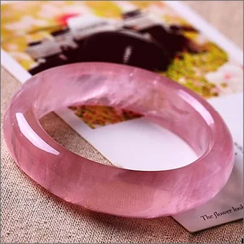 Pink Jade Chalcedony Bangle/bracelet 