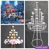 LDJ810 16 arms Luckygoods wholesale tall metal candelabras centerpieces for wedding table
