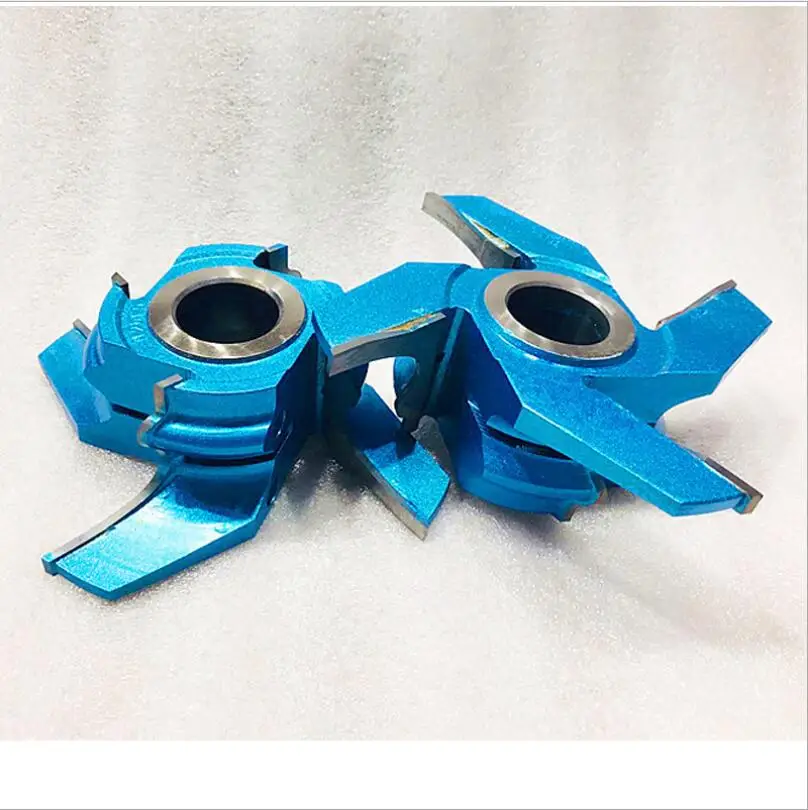 Customized Woodworking 4 Teeth TCT Tungsten Carbide Stair Handrail Knife Cutters