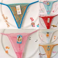 

0.13USD Dollars Factory Deyu Stock Wholesale Ladies g string, panties sexy g-string, young girls g-string (gdzw525)