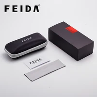 

Box FEIDA Logo Fashion Sunglasses Case Eyeglass Cases For Sun Glasses Box Black Without Glasses