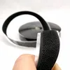 Strong adhesive hook loop roll 3/4" 20mm black sticky back hook and loop tape for curtain aluminum guide rail