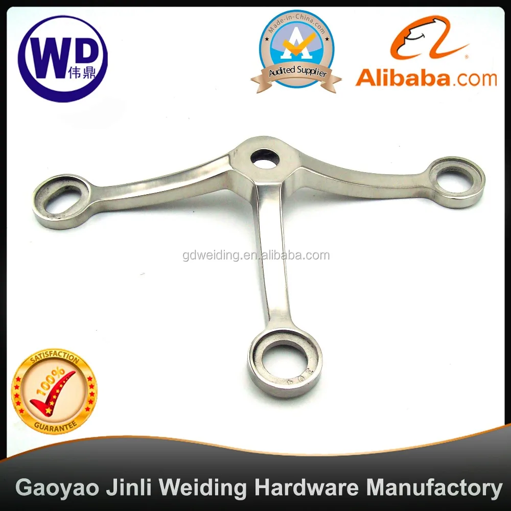 
Three arms stainless steel glass spider curtain Wall fitting 
