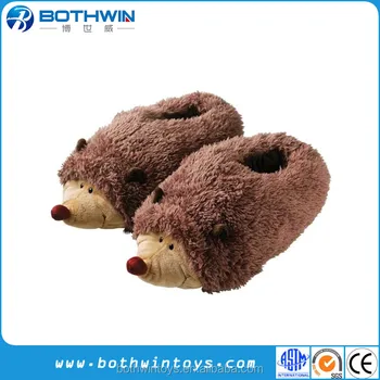 Lucu Stuffed Animated Kartun Hewan Landak Mewah Sandal Buy