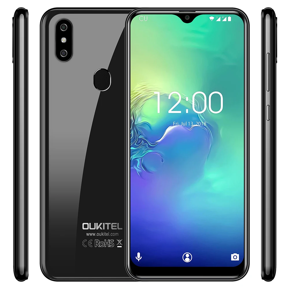 

New OUKITEL C15 Pro 2GB 16GB Android 9.0 Mobile Phone MT6761 Fingerprint Face ID 4G LTE Smartphone Water Drop Screen