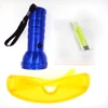 Auto Car R134A R12 Air Conditioning A/C System Leak Test Detector Kit 28 LED UV Flashlight Protective Glasses UV Dye Tools