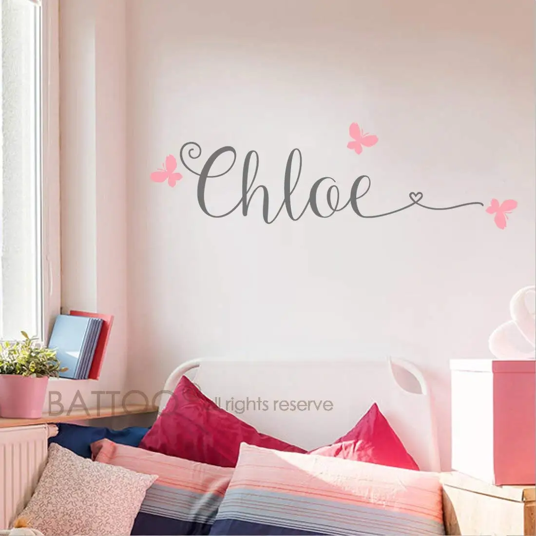 Battoo Personalized Name Wall Decals Battoo Personalized Name Wall Decals