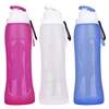 500ml Large Capacity Light Weight Space Saving Travel Collapsible Silicone Water Bottle