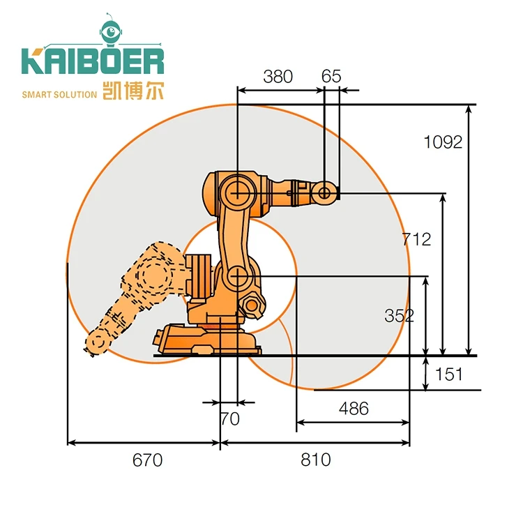 
High-end Intelligent Heavy Duty Automatic Diy Assembly Articulate Arm Robot Weld 